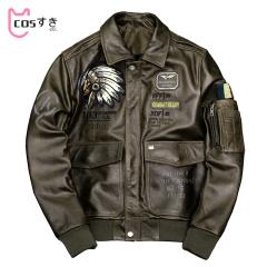 【圧倒的存在感】 本革 MA-1 レザージャケット 刺繍　インディアン 極美品 楽天市場】インディアン刺繍革ジャン☆赤☆羊の皮ジャケット 刺繍